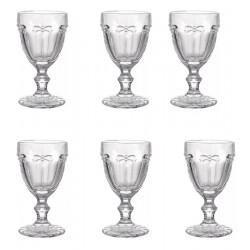 Jogo 6 Taças 300ml Libelula Transparente